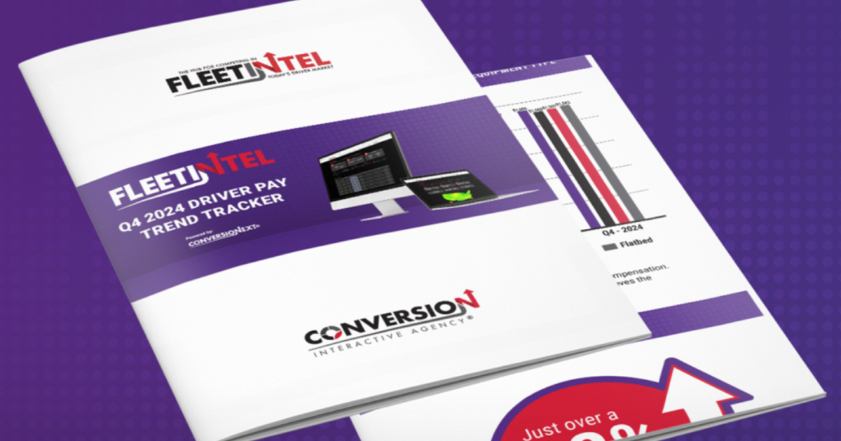 Conversion & PDA | Q4 2024 Fleet Intel Driver Pay Trend Tracker