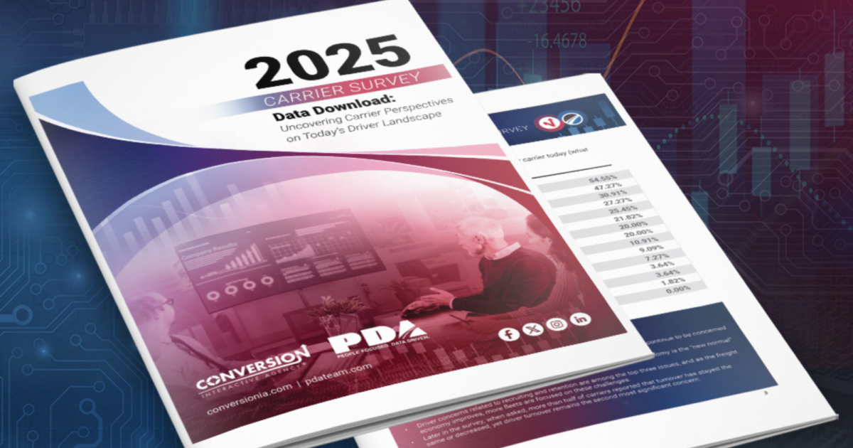 Conversion & PDA | 2025 Carrier Survey