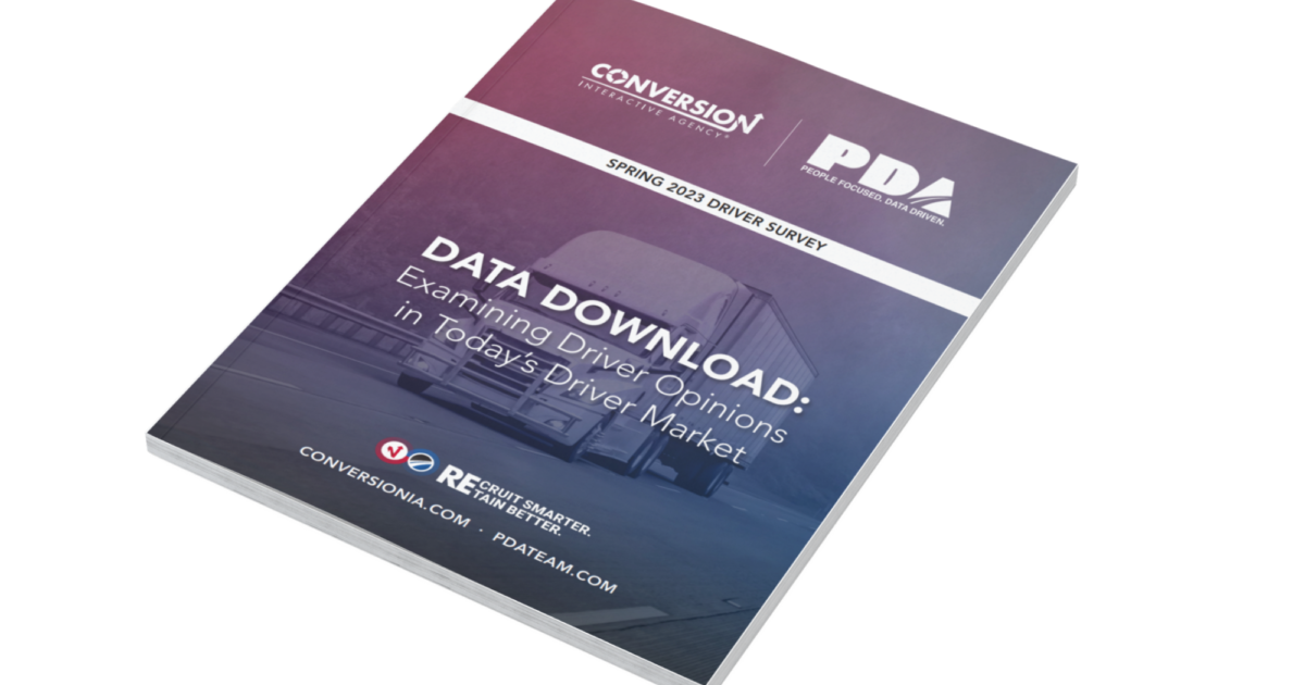 Conversion pda spring 2023 truck driver survey